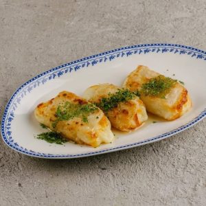 Жареный халуми с трюфельным медом